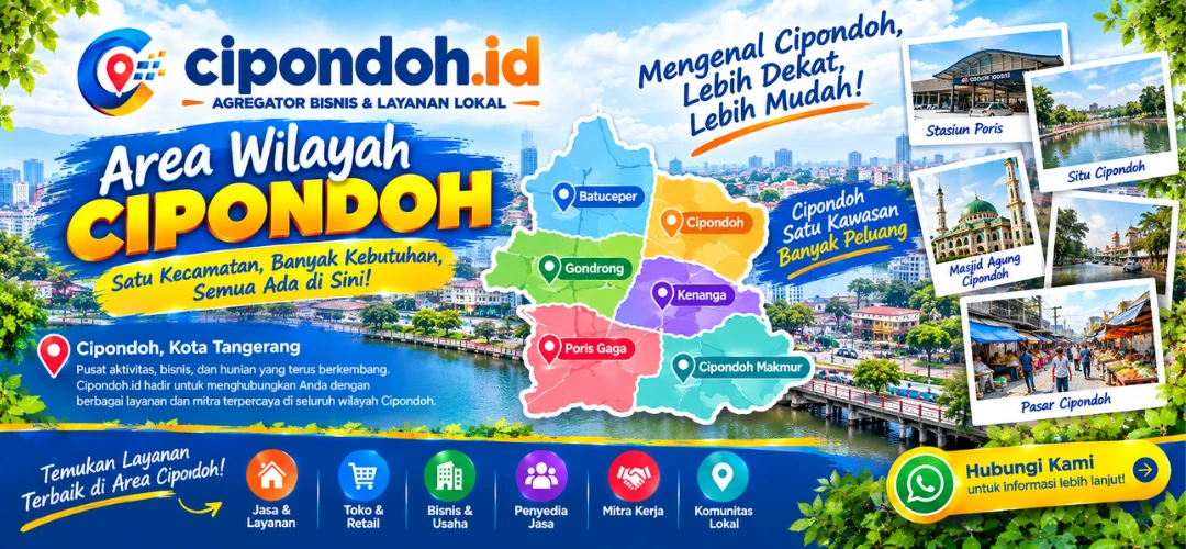 Area Layanan dan Jasa di Cipondoh 
